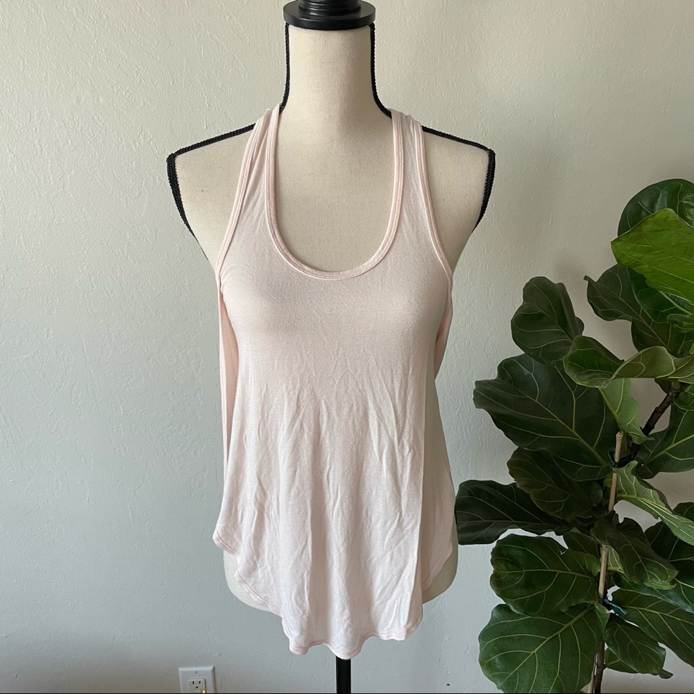 *** JOAH BROWN Racerback Tank Top Open Sides S/M ***